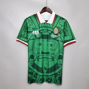 Retro 1998 Mexico home Soccer Jersey